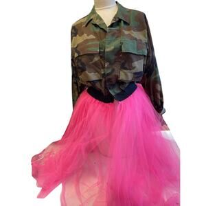 Army jacket (pink tutu)